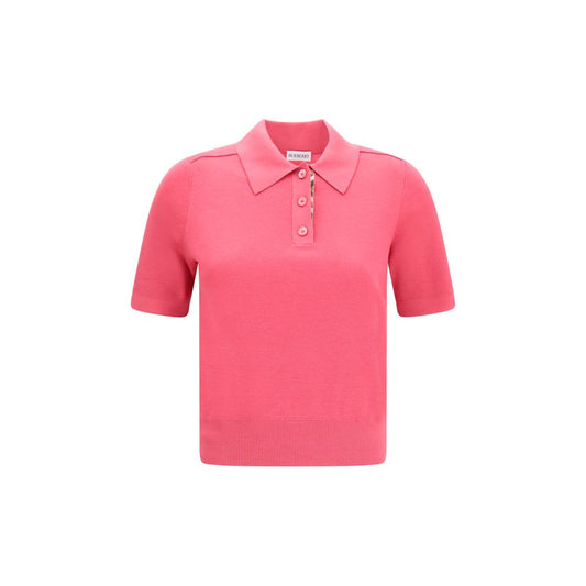Polo Burberry Oversize de Lana Multicolor