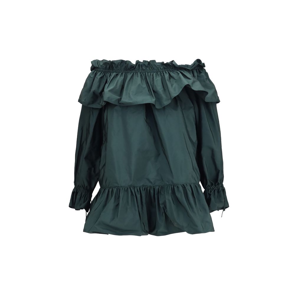 Vestido Informal de Poliamida Bicolor Saint Laurent
