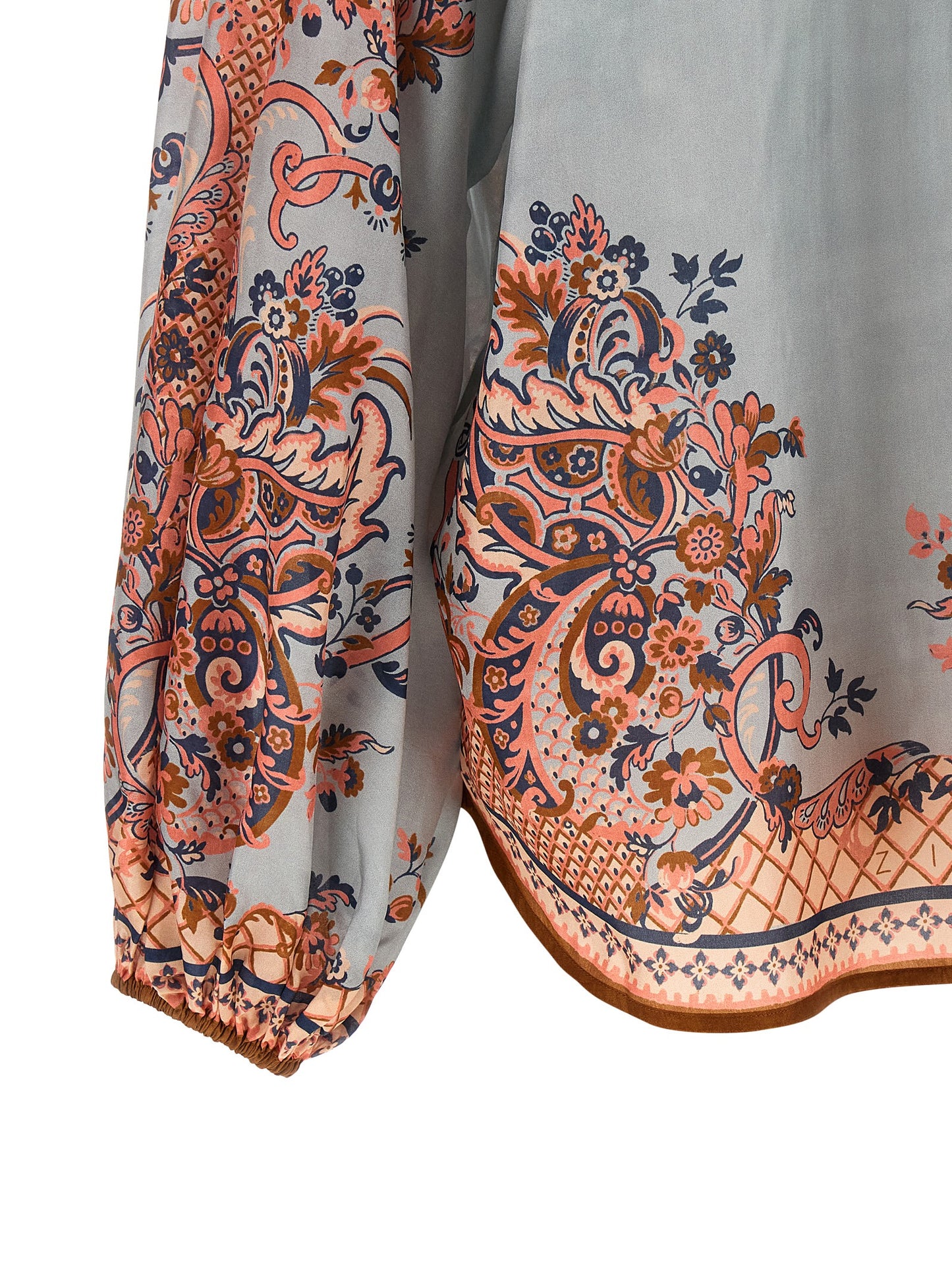 Blusa de seda multicolor Zimmermann