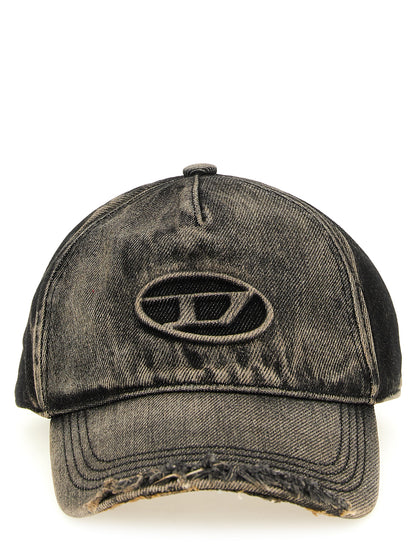 Gorra Diesel de algodón negro (Gorra de béisbol)