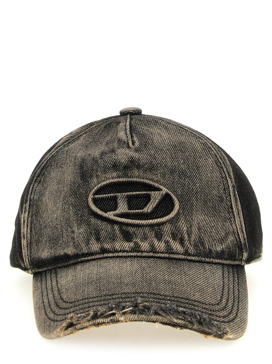 Gorra Diesel de algodón negro (Gorra de béisbol)