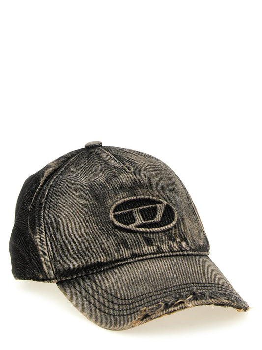 Gorra Diesel de algodón negro (Gorra de béisbol)