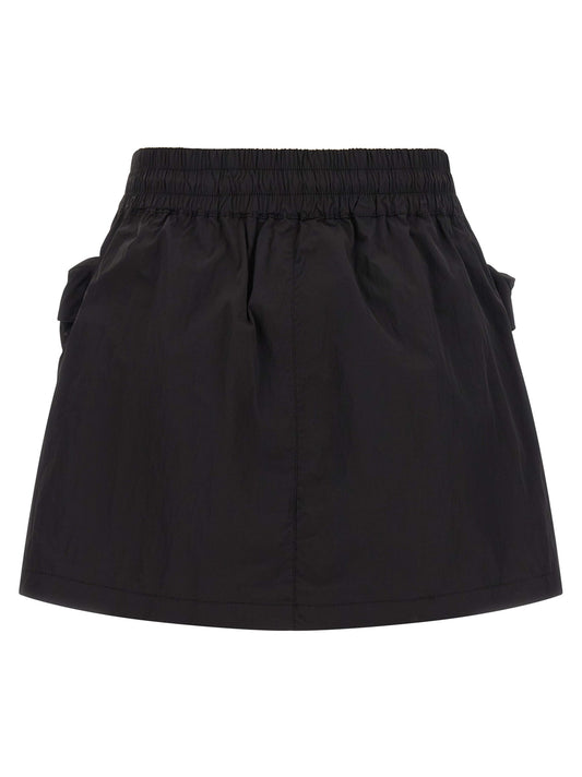 Jupe longue Diesel en polyamide noir