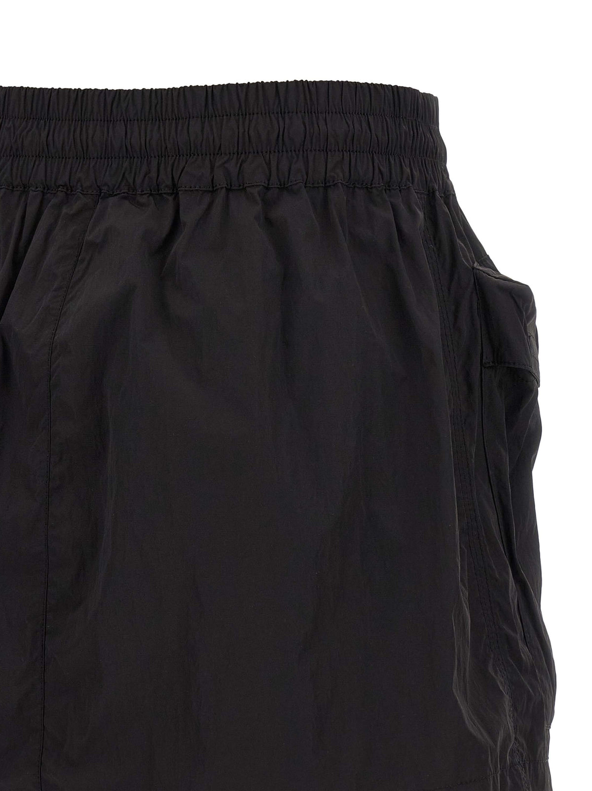 Falda Larga Diesel Fabricada Con Poliamida En Color Negro
