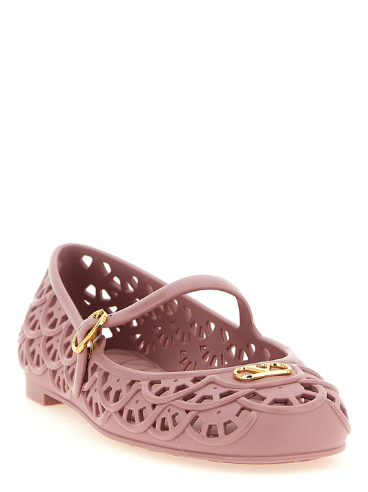 Bailarinas de PVC multicolor Valentino Garavani