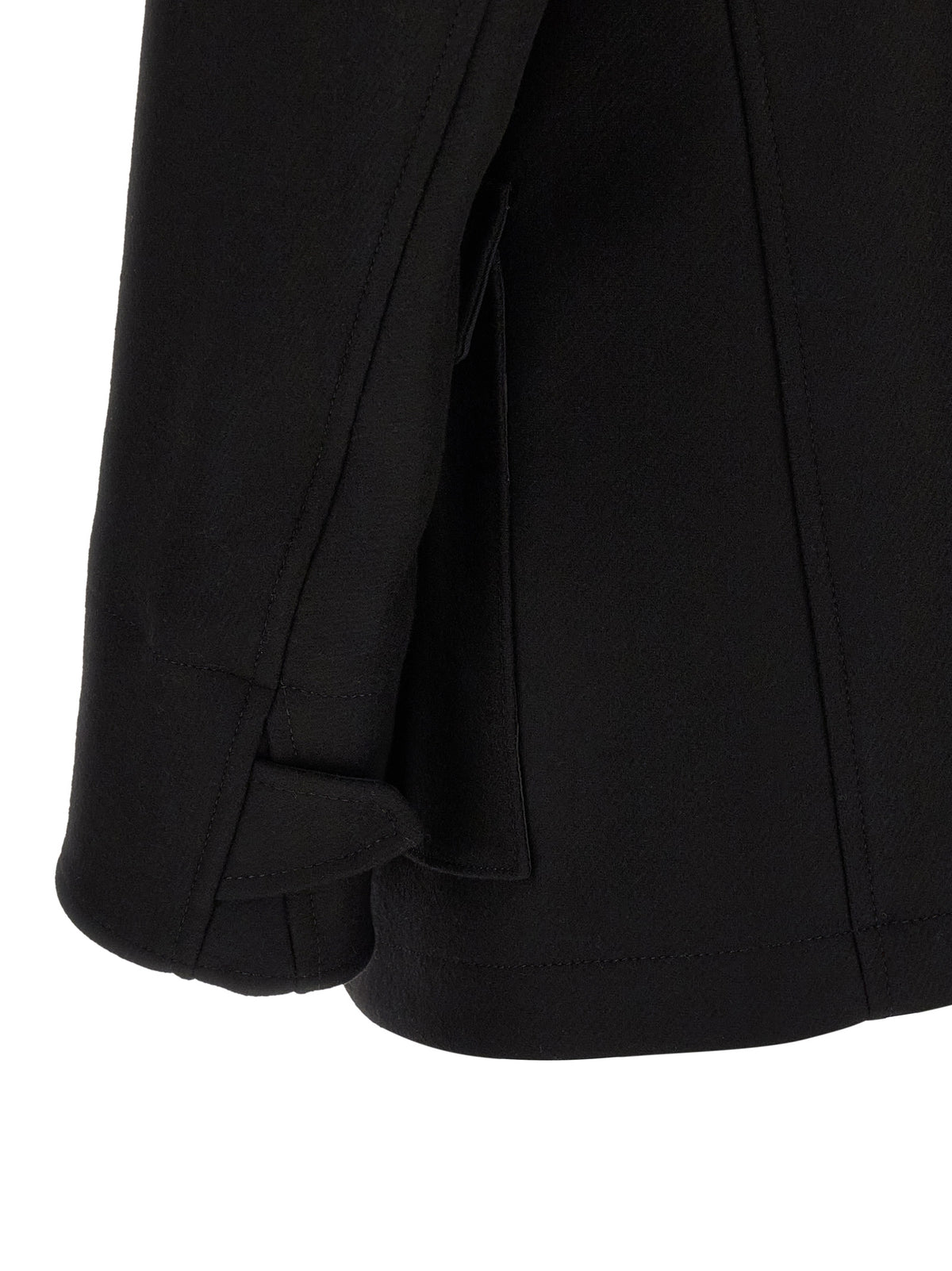 Abrigo Dsquared² De Lana Negra Protección Constante