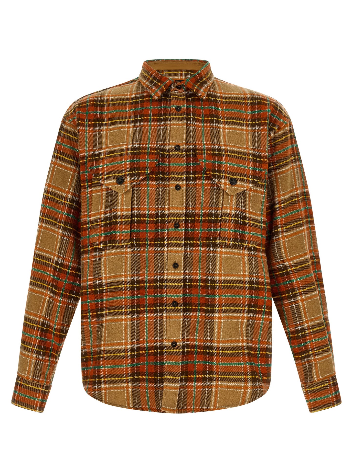 Blusa de marabú naranja Dsquared²