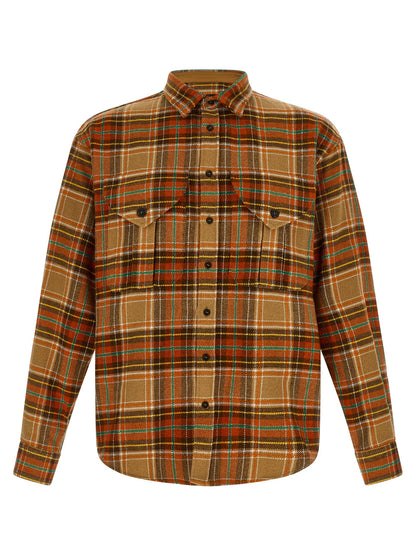 Blusa de marabú naranja Dsquared²