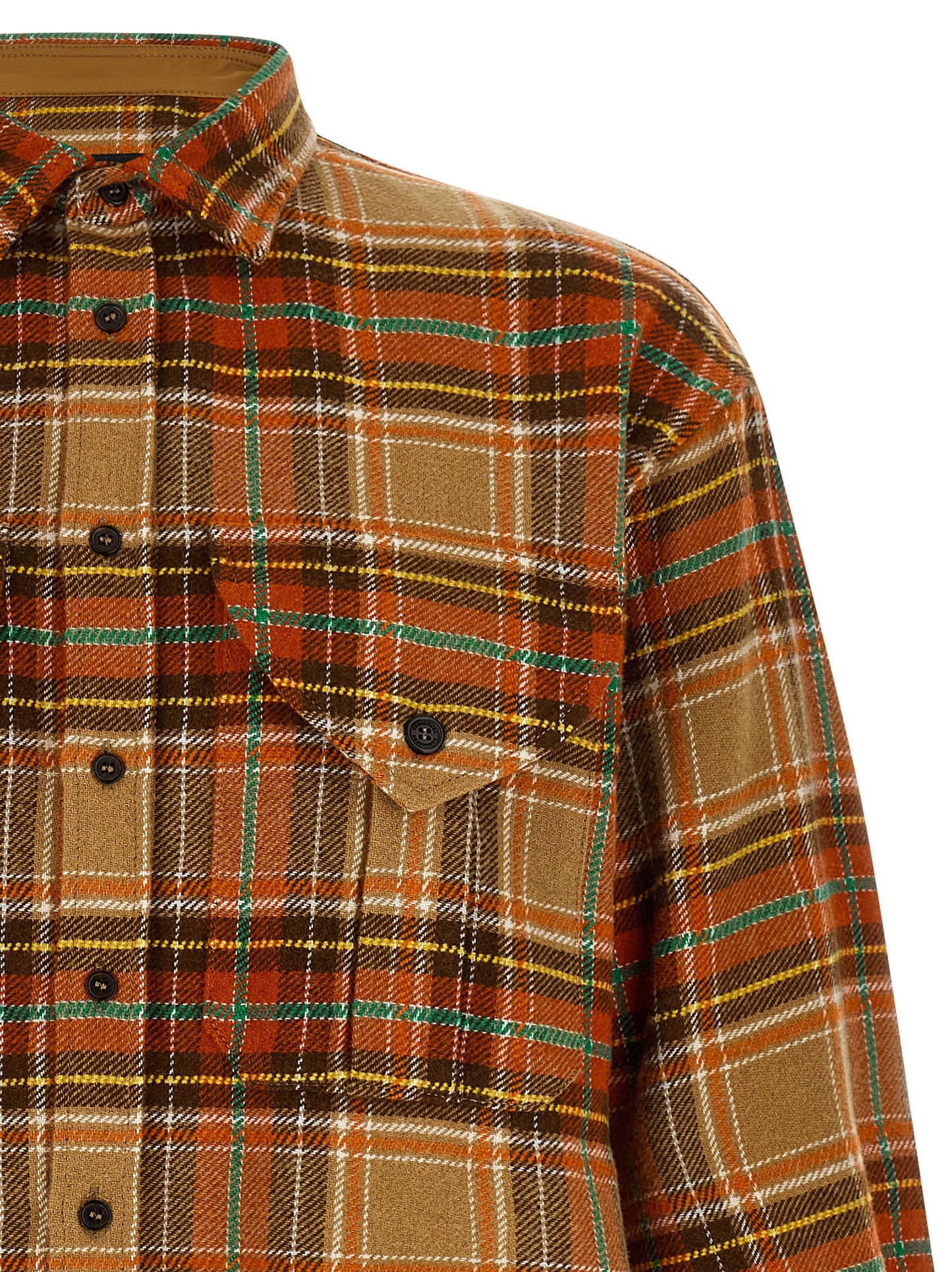 Blusa de marabú naranja Dsquared²