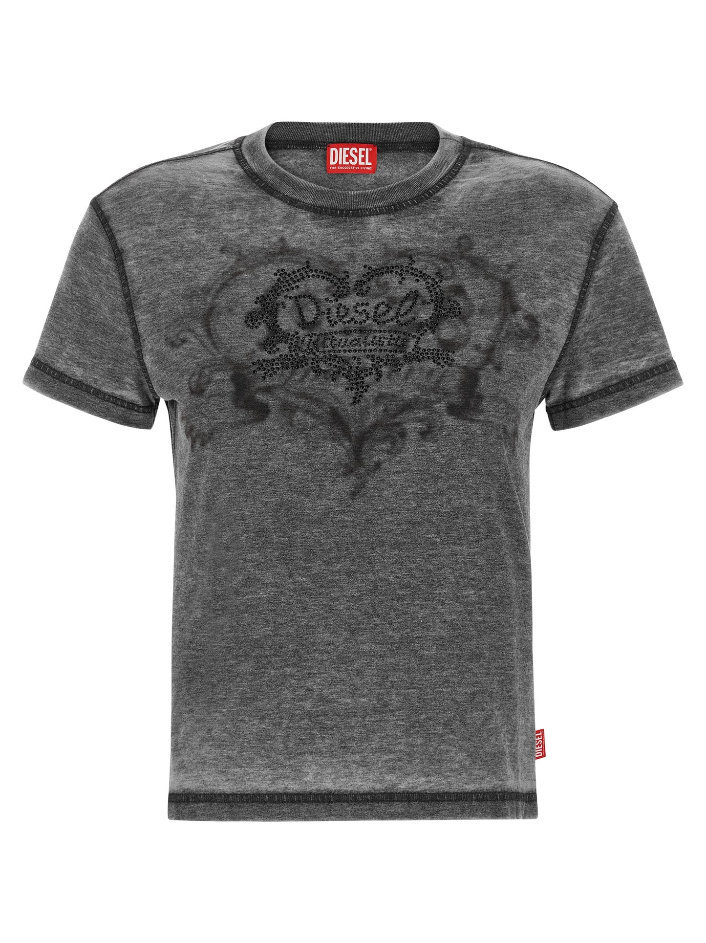 Camiseta de poliéster gris diésel