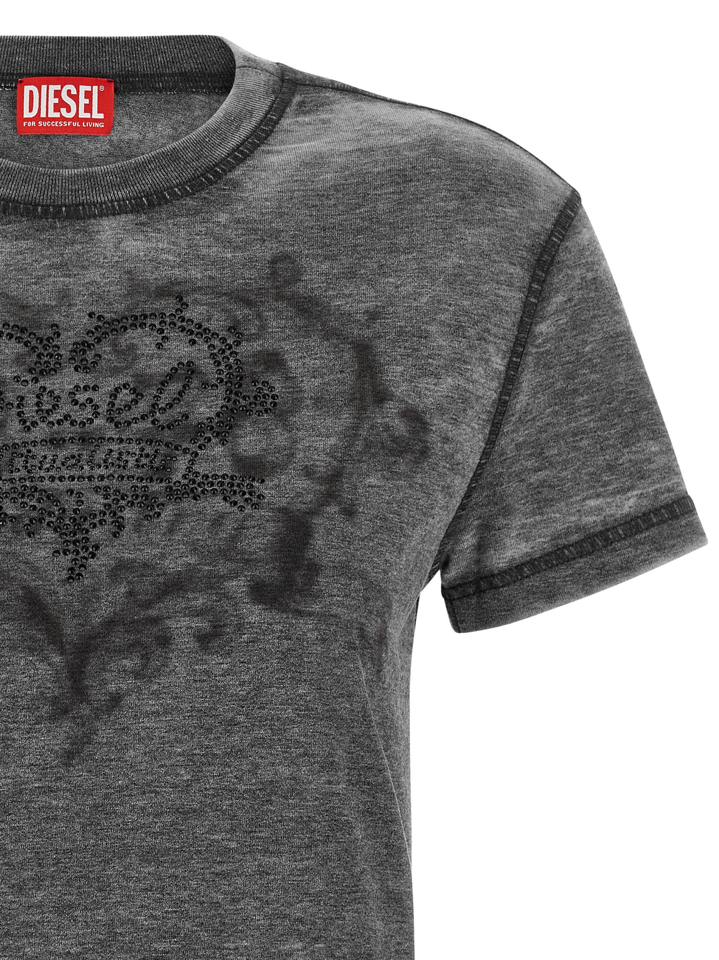 Camiseta de poliéster gris diésel