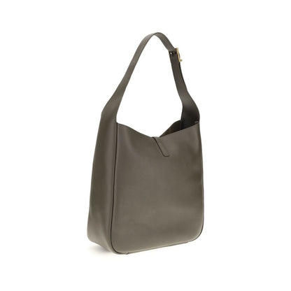 Bolso de hombro Saint Laurent bicolor de piel de ternera Bos Taurus