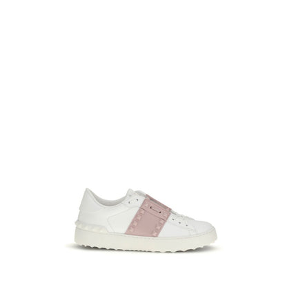 Zapatillas Valentino Garavani Bos Taurus De Piel Blanca Y Corte Bajo