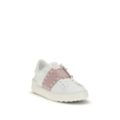 Zapatillas Valentino Garavani Bos Taurus De Piel Blanca Y Corte Bajo