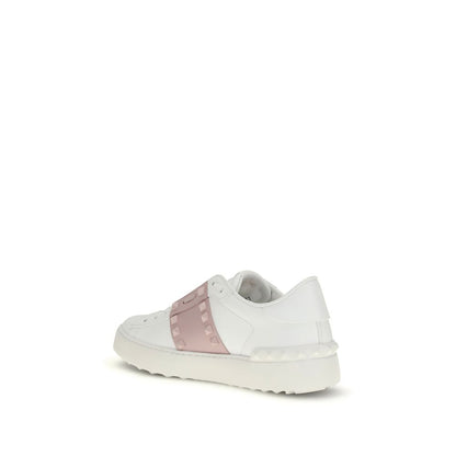 Zapatillas Valentino Garavani Bos Taurus De Piel Blanca Y Corte Bajo