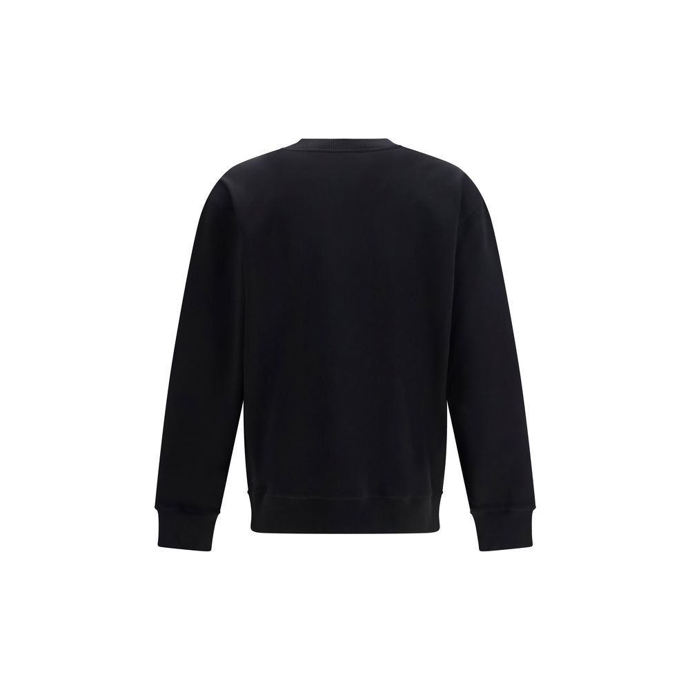 Sudadera Balmain de algodón negra