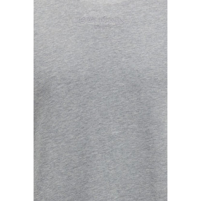 Sudadera Balmain de algodón gris