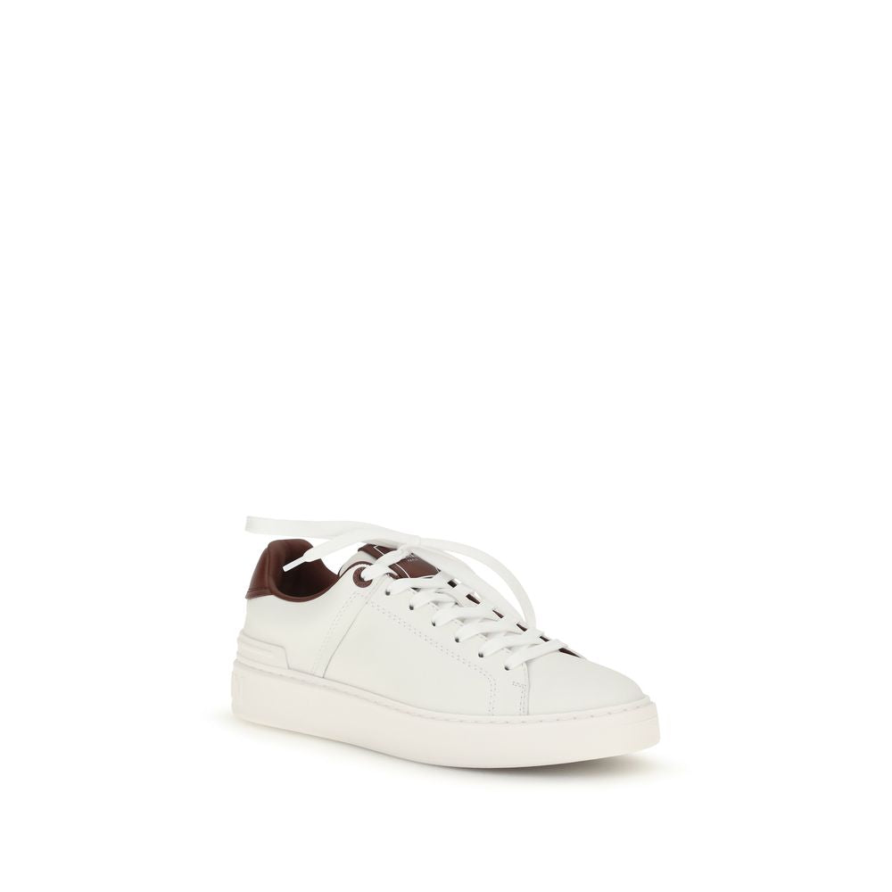Zapatillas deportivas Balmain de piel de becerro blanca Bos Taurus