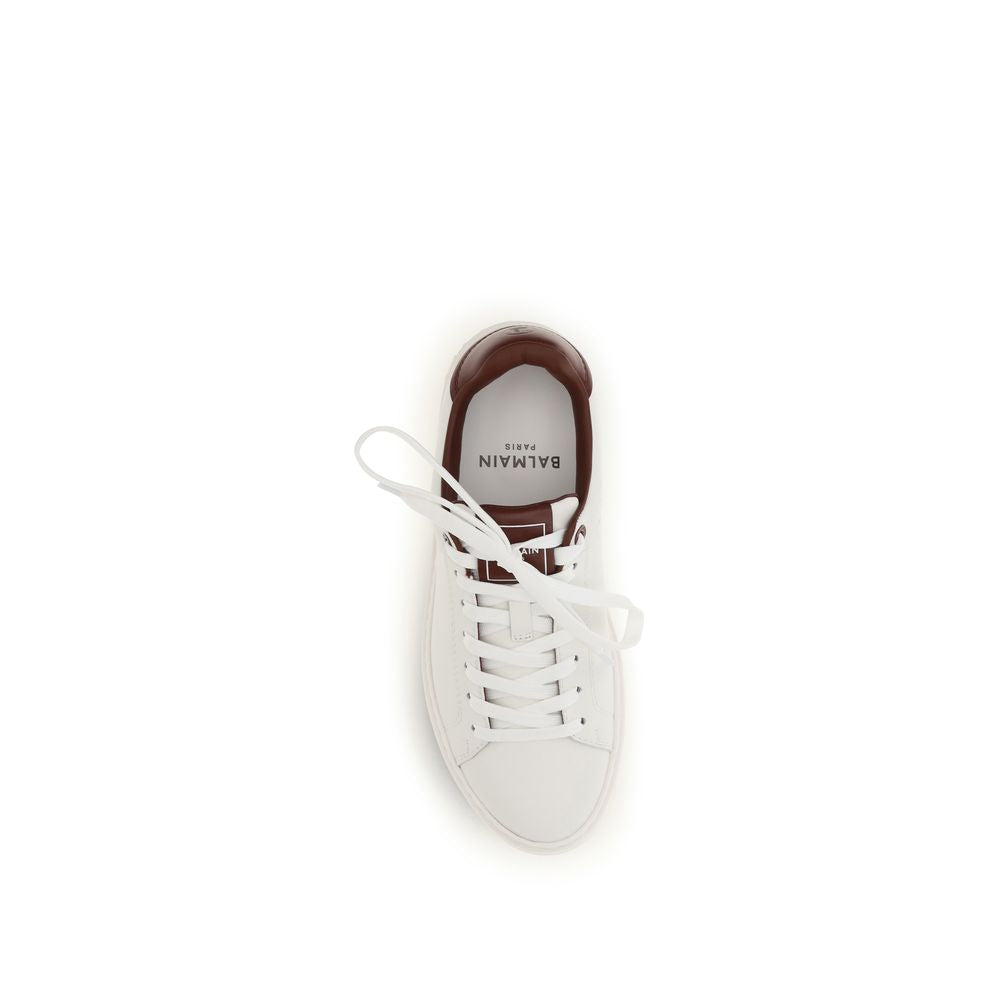 Zapatillas deportivas Balmain de piel de becerro blanca Bos Taurus