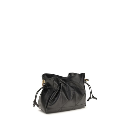 Bolso de mano Saint Laurent negro de piel de cordero Ovis Aries