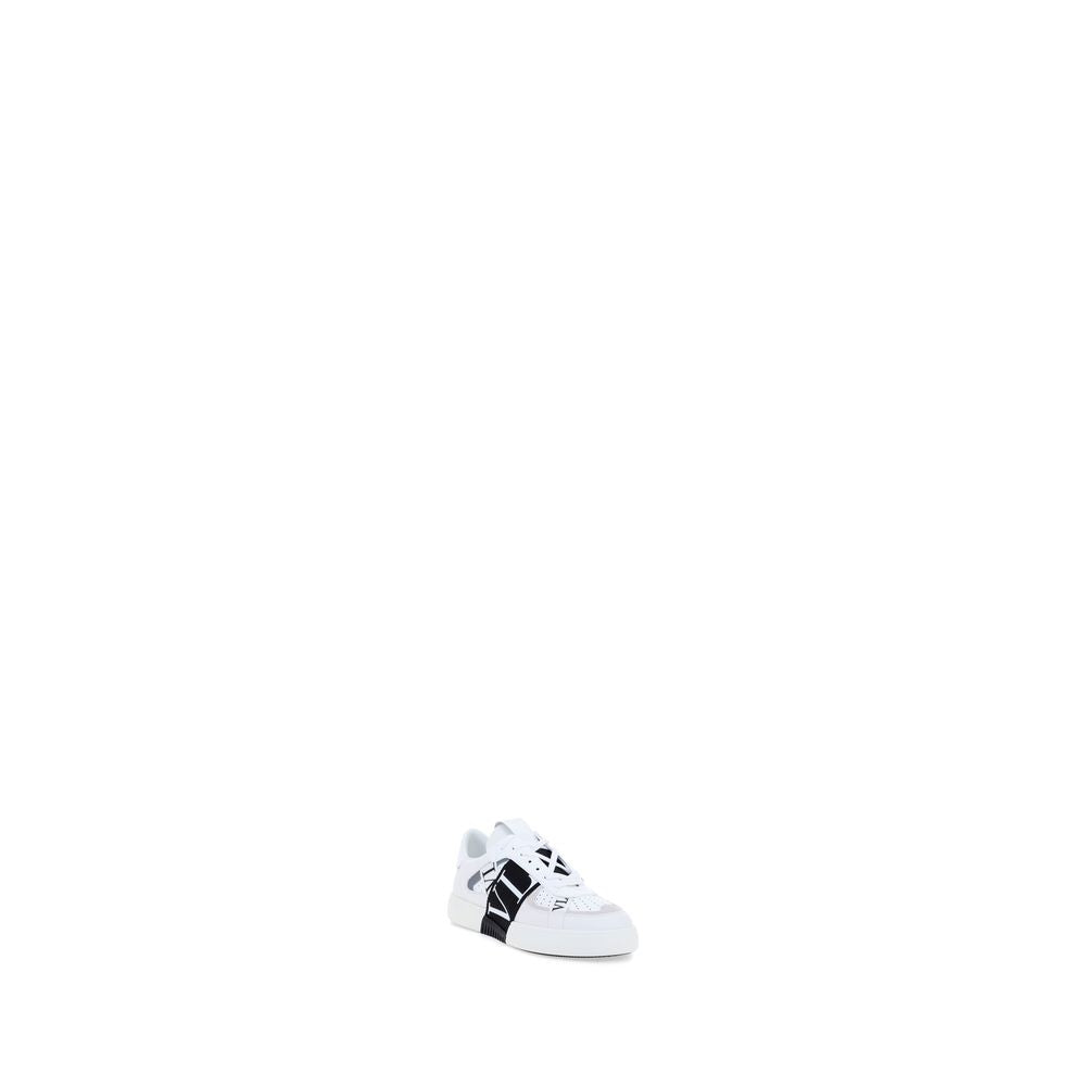 Zapatillas Deportivas Valentino Garavani Cuero De Ternera Blanca