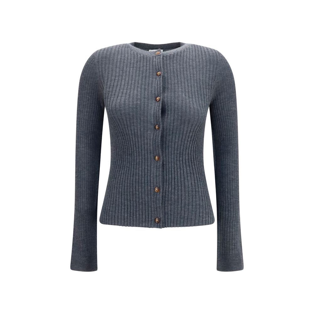Cárdigan Burberry Gris de Cachemira