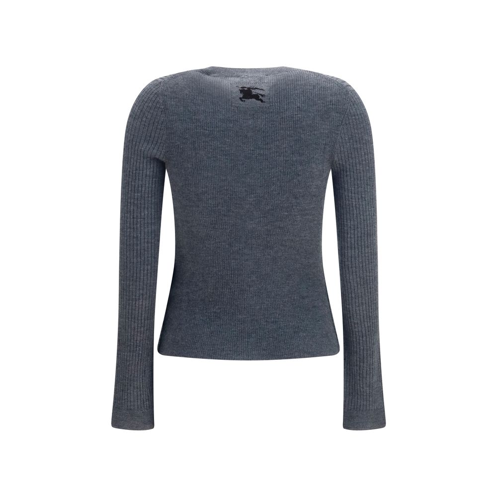 Cárdigan Burberry Gris de Cachemira