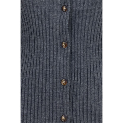 Cárdigan Burberry Gris de Cachemira