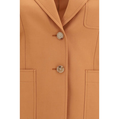 Chloé Blazer Oves Aries de Lana Naranja