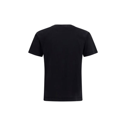 Camiseta Stone Island De Algodón Negra De Corte Regular