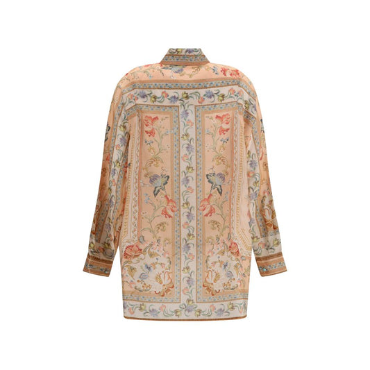 Camisa de seda multicolor Zimmermann