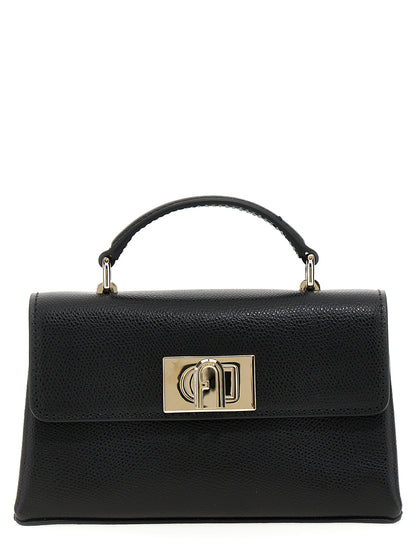 Bandolera Furla de cuero negro