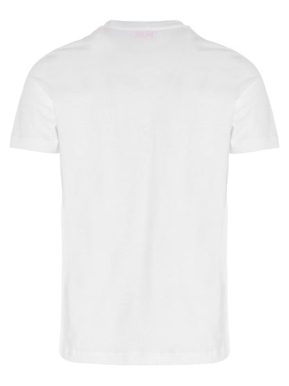 T-shirt en coton blanc coupe classique Diesel