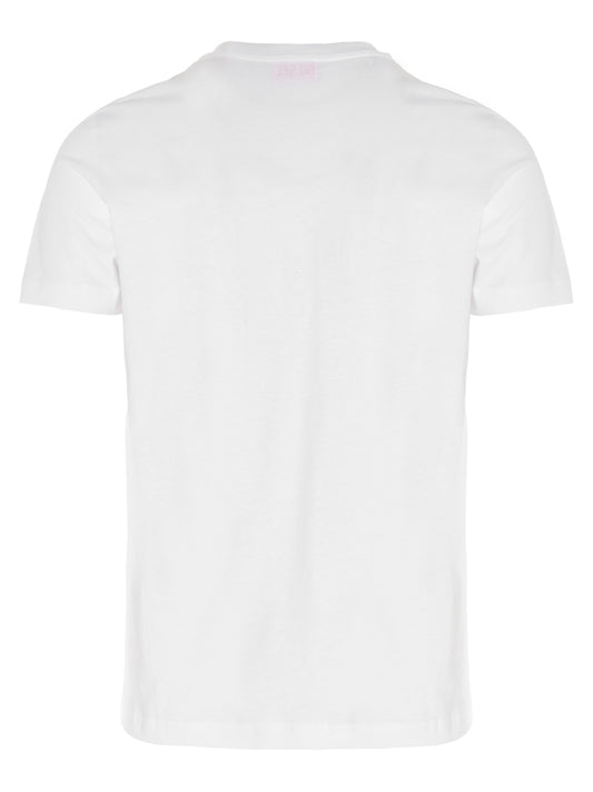 T-shirt en coton blanc coupe classique Diesel