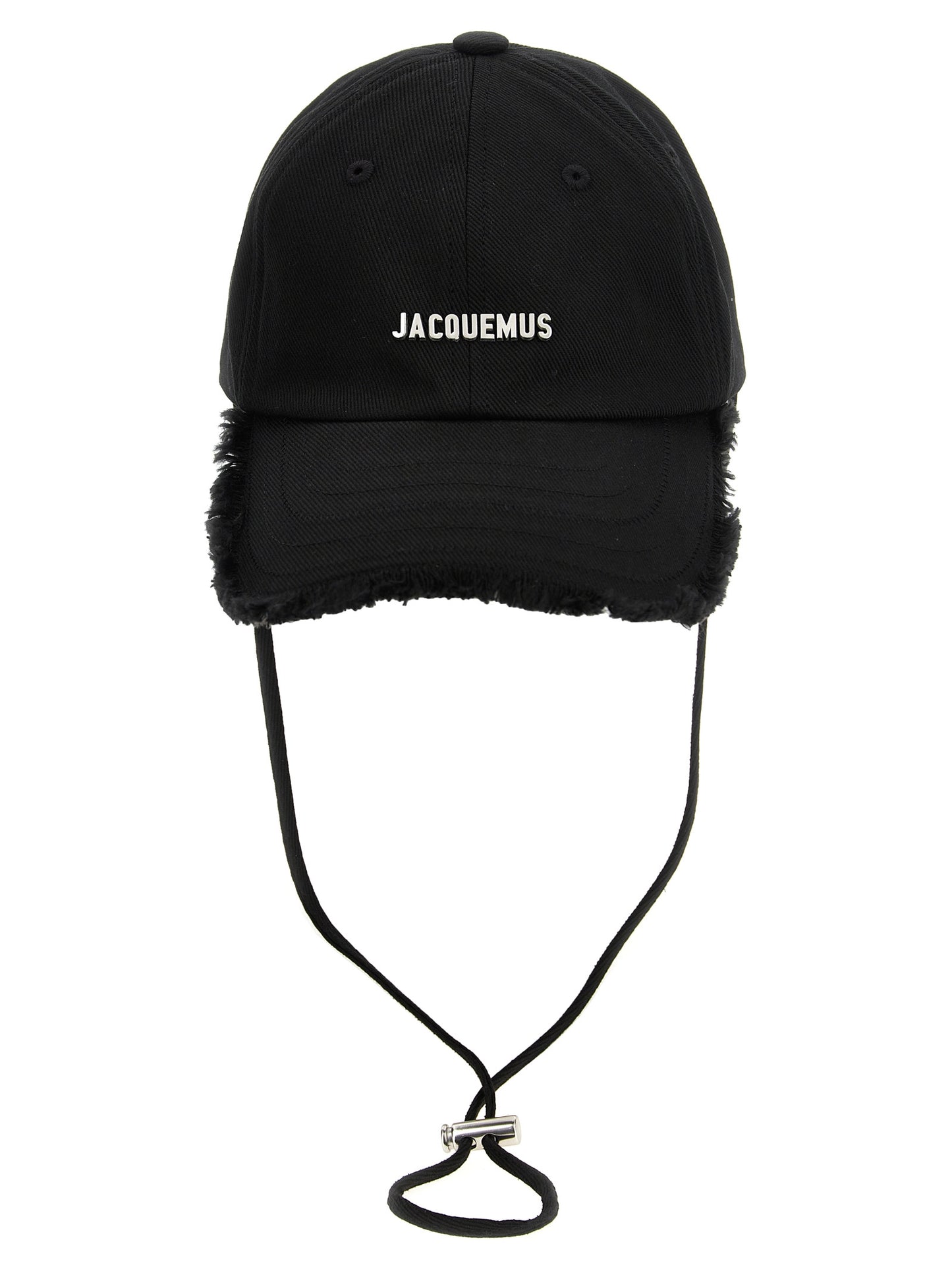 Gorra Jacquemus de algodón negro (Gorra de béisbol)