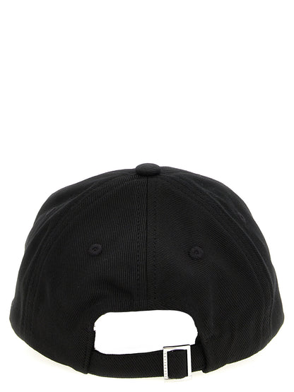 Gorra Jacquemus de algodón negro (Gorra de béisbol)