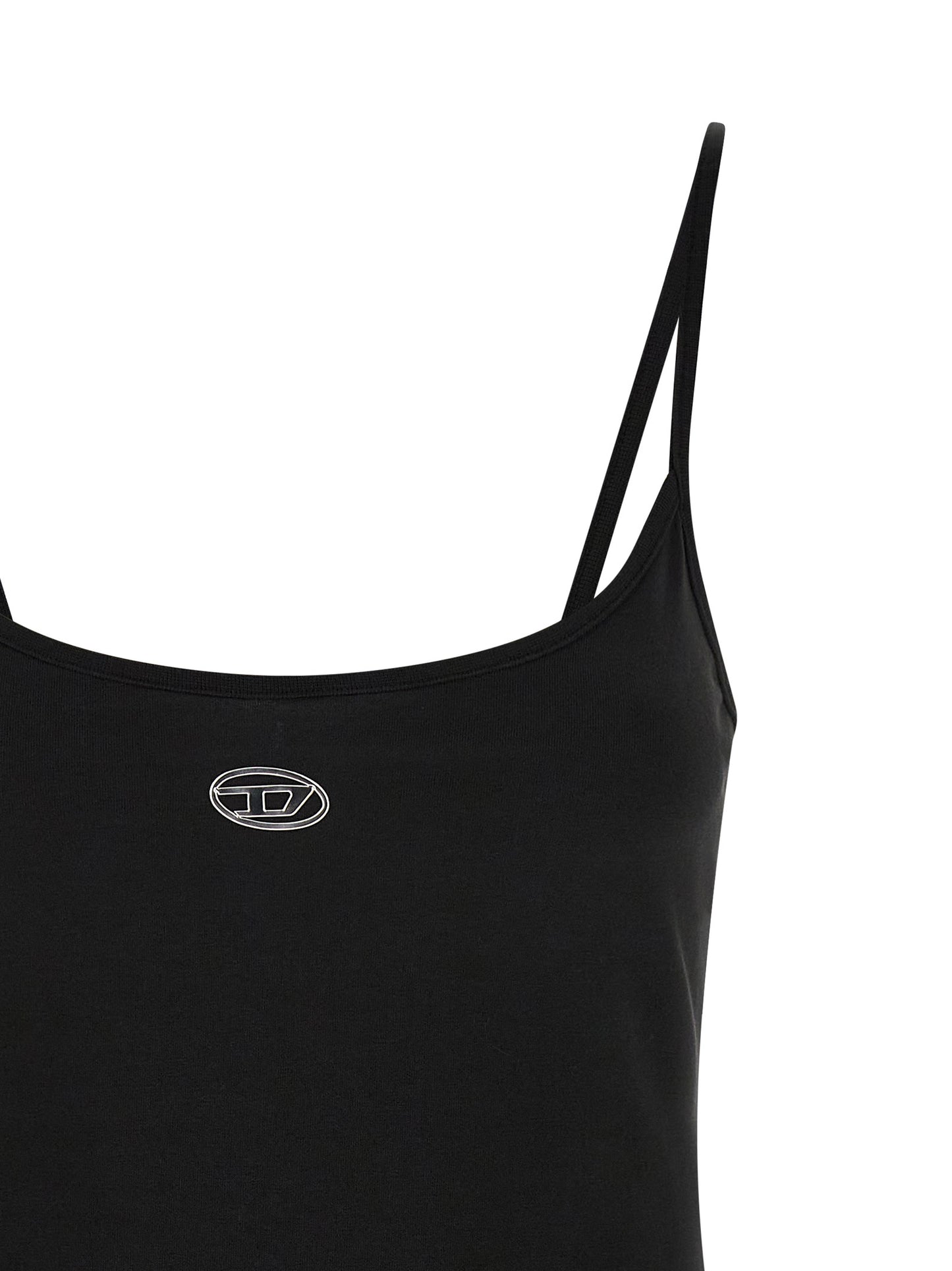 Minivestido Diesel de algodón negro