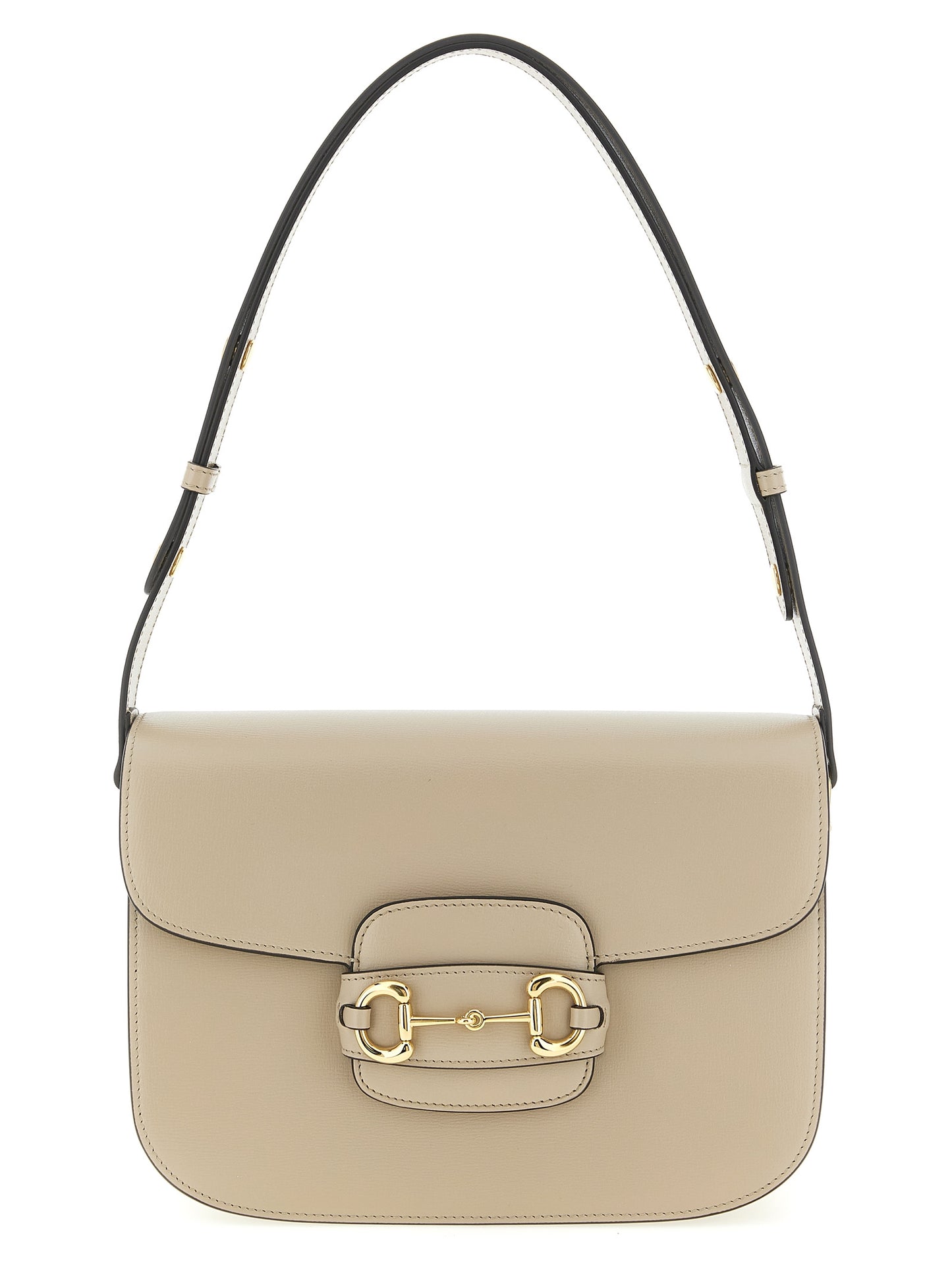 Bolso de hombro Gucci de piel de becerro beige