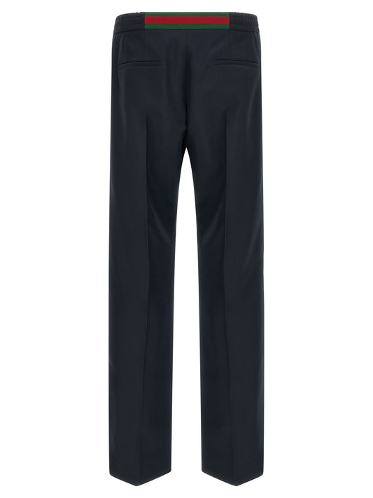 Pantalones Casuales Gucci Azul Poliéster