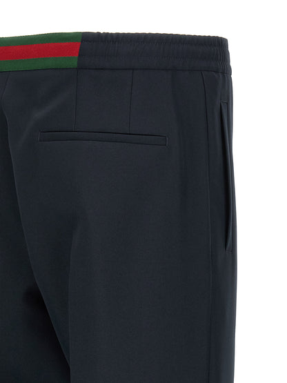 Pantalones Casuales Gucci Azul Poliéster