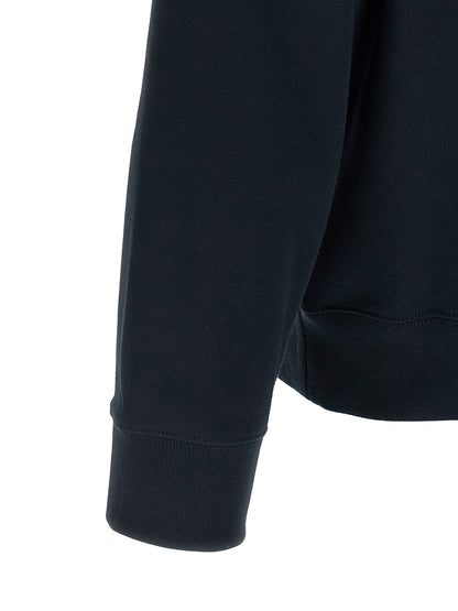 Sudadera de algodón azul Gucci