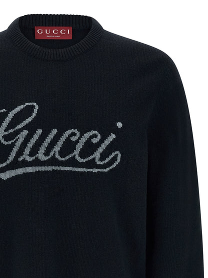 Cárdigan Gucci de lana azul