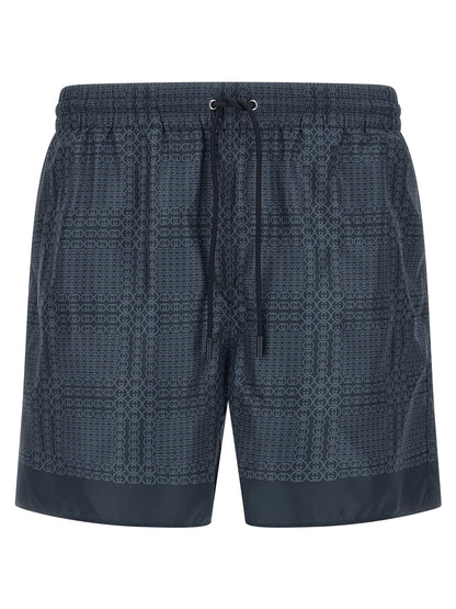Bañador Gucci azul de poliéster