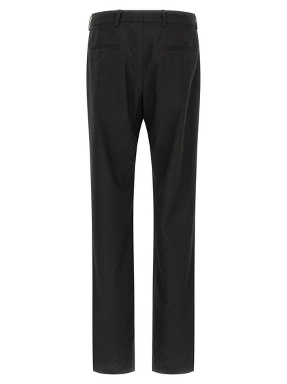 Gucci Black Polyester Dress Pants