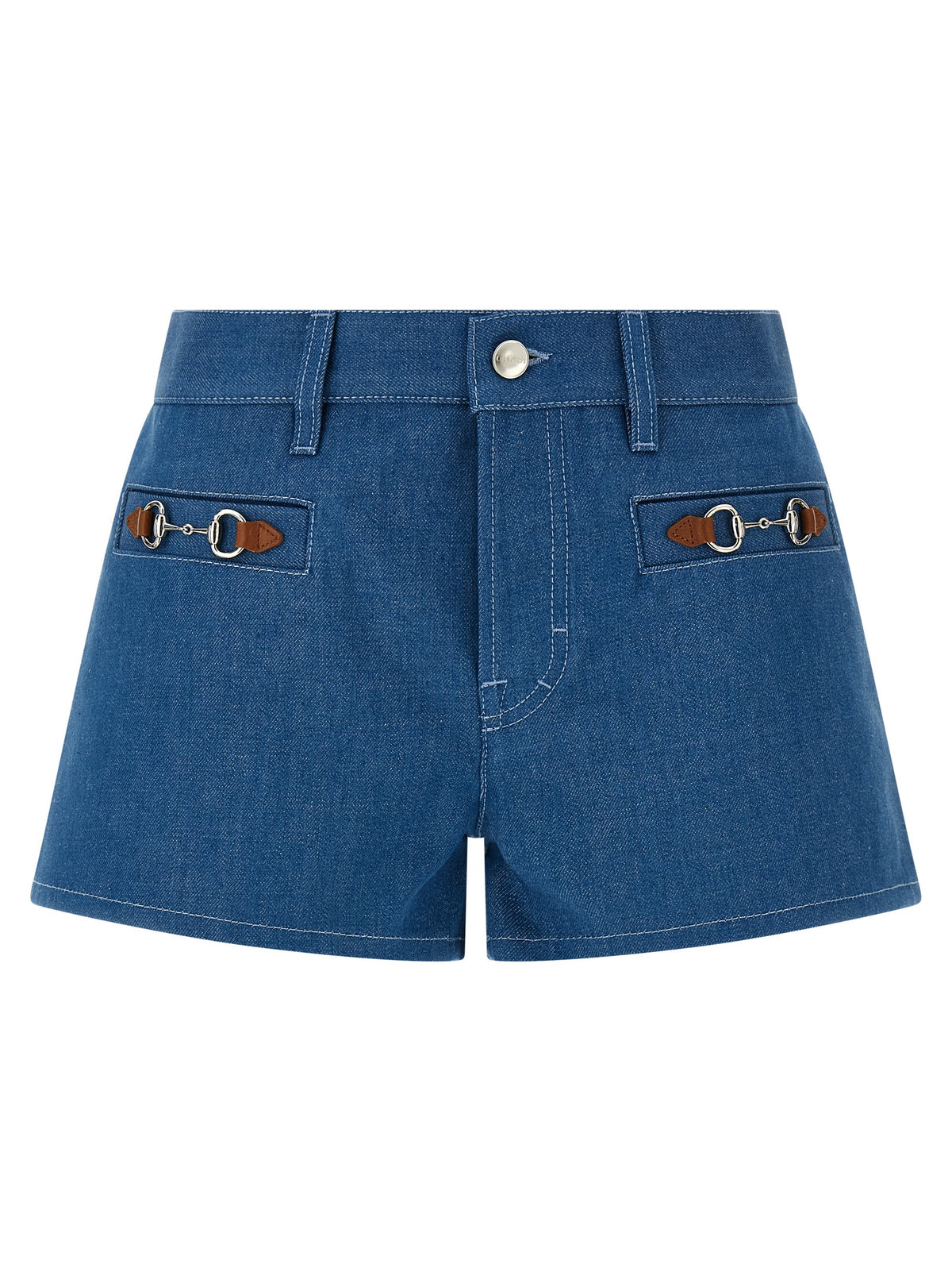 Short bermuda Gucci en coton bleu classique