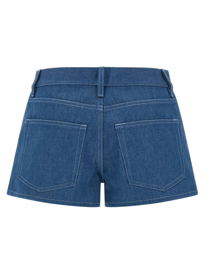 Short bermuda Gucci en coton bleu classique