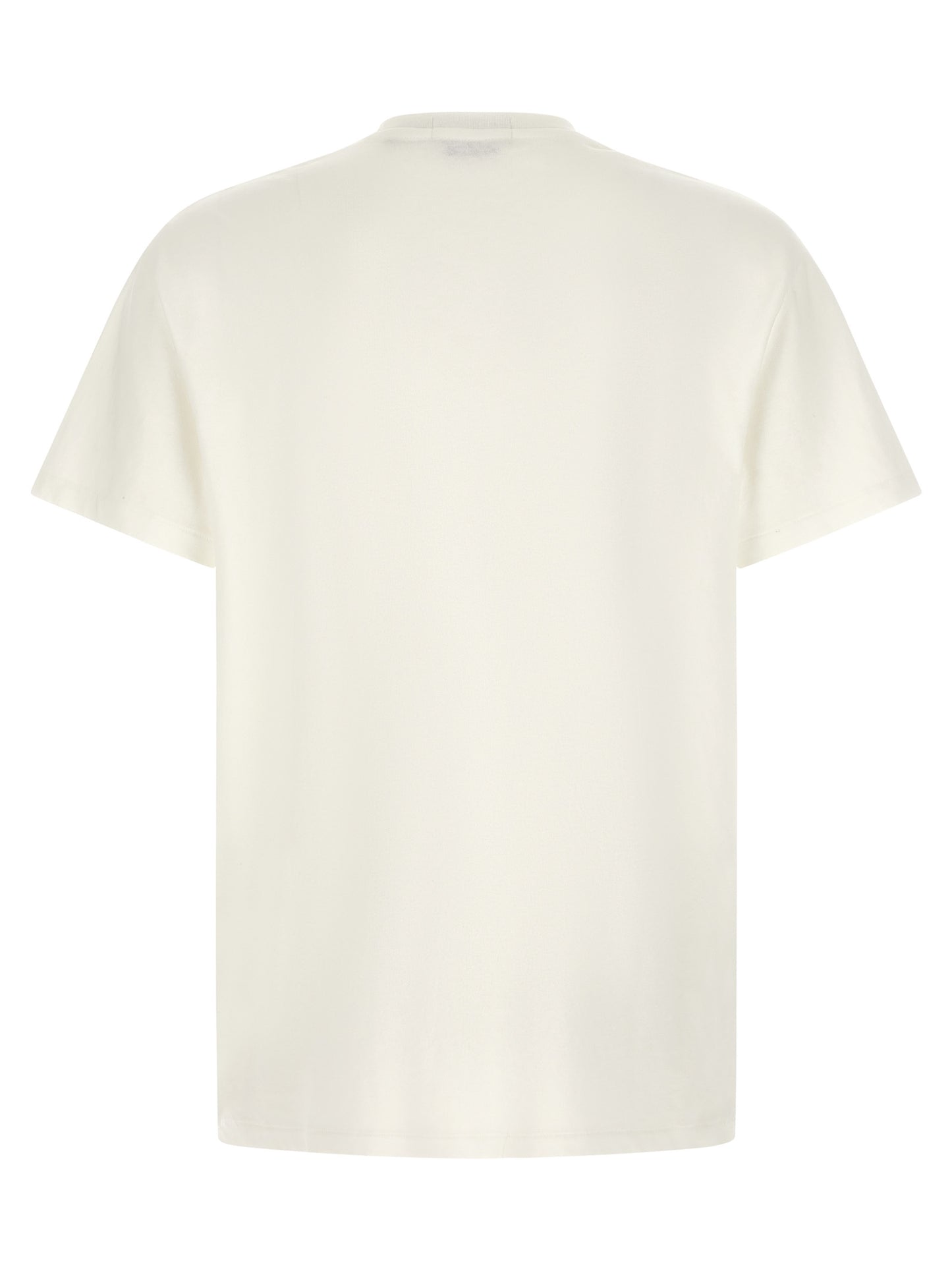 T-shirt en coton bleu à col rond Polo Ralph Lauren