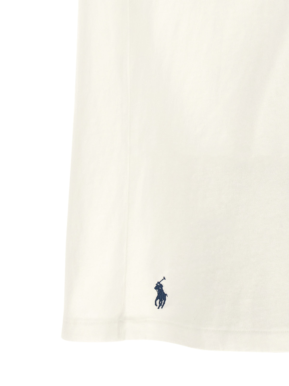 T-shirt en coton bleu à col rond Polo Ralph Lauren