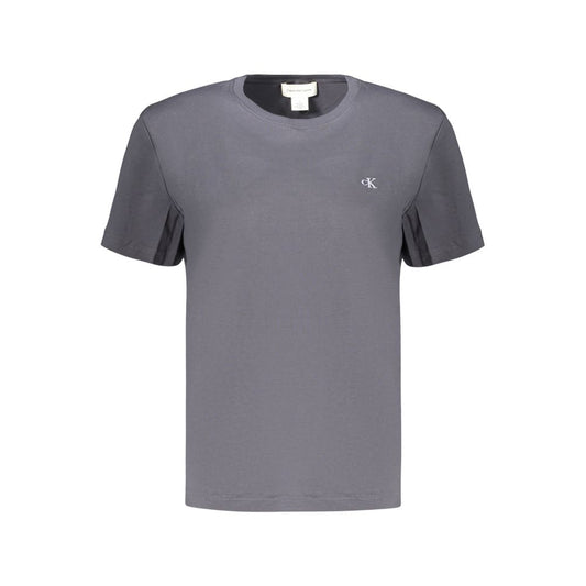 Camiseta gris de algodón para mujer Calvin Klein