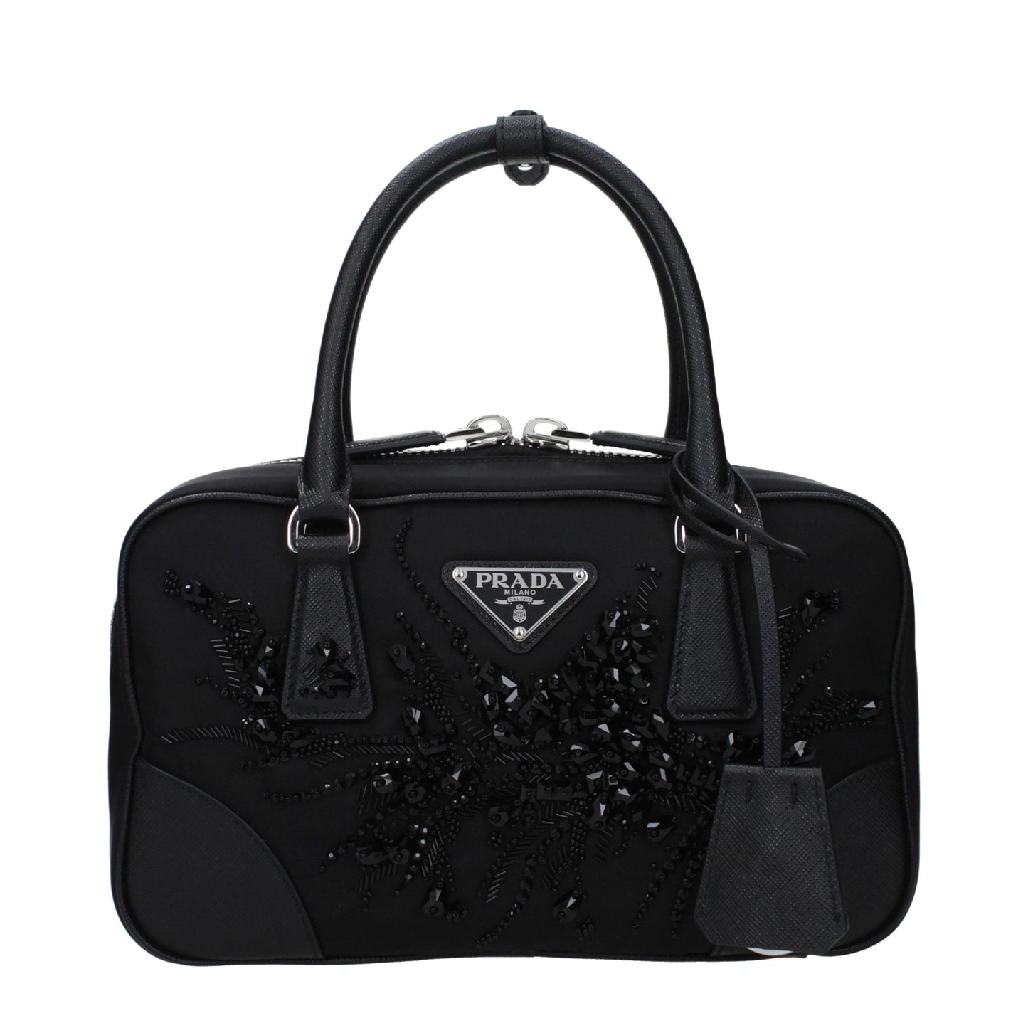 Bolso de tela negro Prada